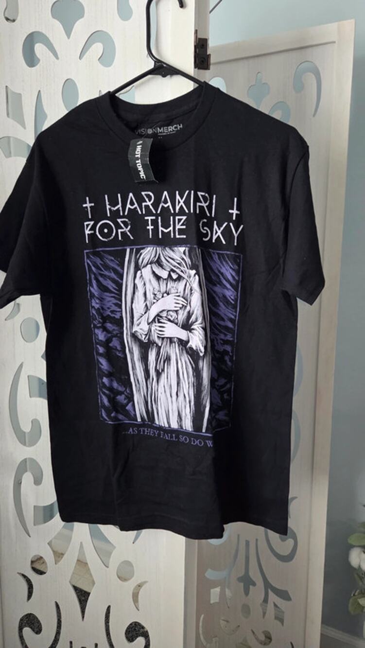 Harakiri for the Sky Graphic Band T-Shirt Black Medium NWT Metal Cotton Tee